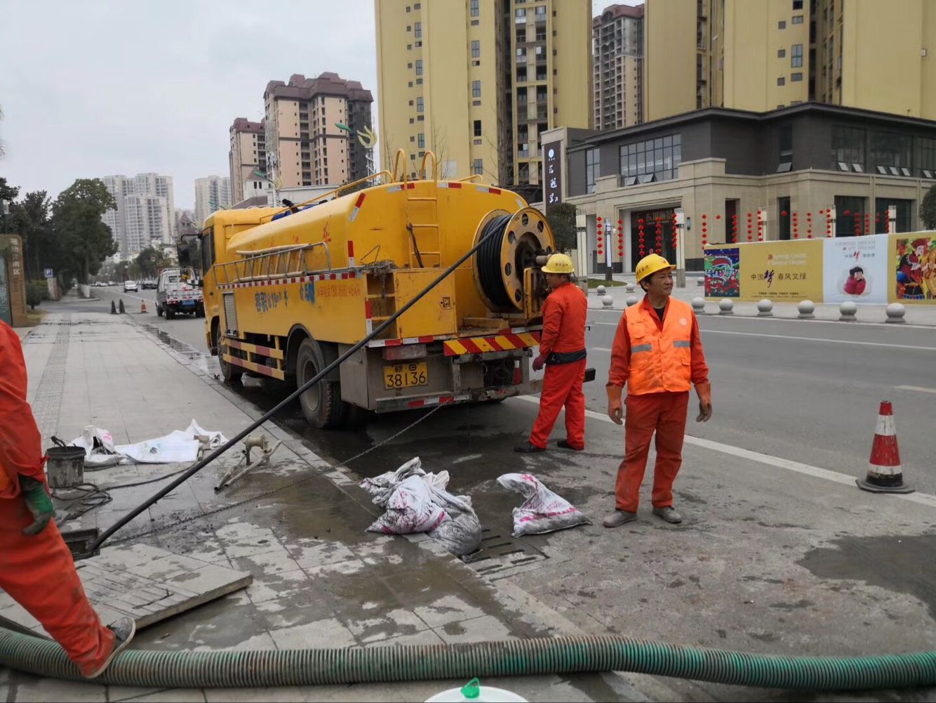 垣曲排污管道清淤-管道清洗